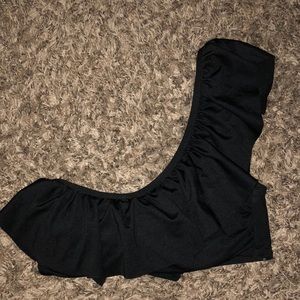 One-shoulder bathing suit top